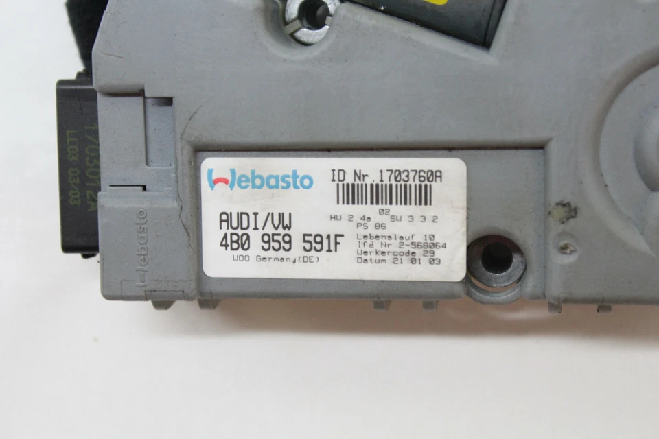 2003 AUDI A4 A6 ЛЮК МОТОР 4B0 959 591 F OEM 98 99 00 01 02 03 04 05 06 07 08 - Изображение 2 из 4