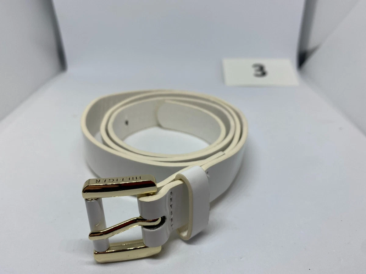 Tommy hilfiger white clearance belt