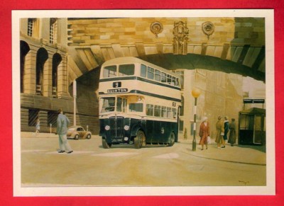 Bus Postkarte - Birmingham Standards - BCT 2548: 1950 Guy Arab IV - Maxam Cards