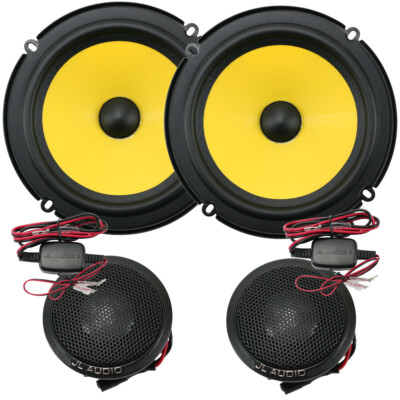 JL Audio C1-650 6-1/2'' C1 Series 2-Way Component Car Audio Speakers Comp NEW