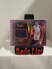 2019-20 Select Throwback Memorabilia Purple Prizm Jimmy Butler 98/99 Miami Heat