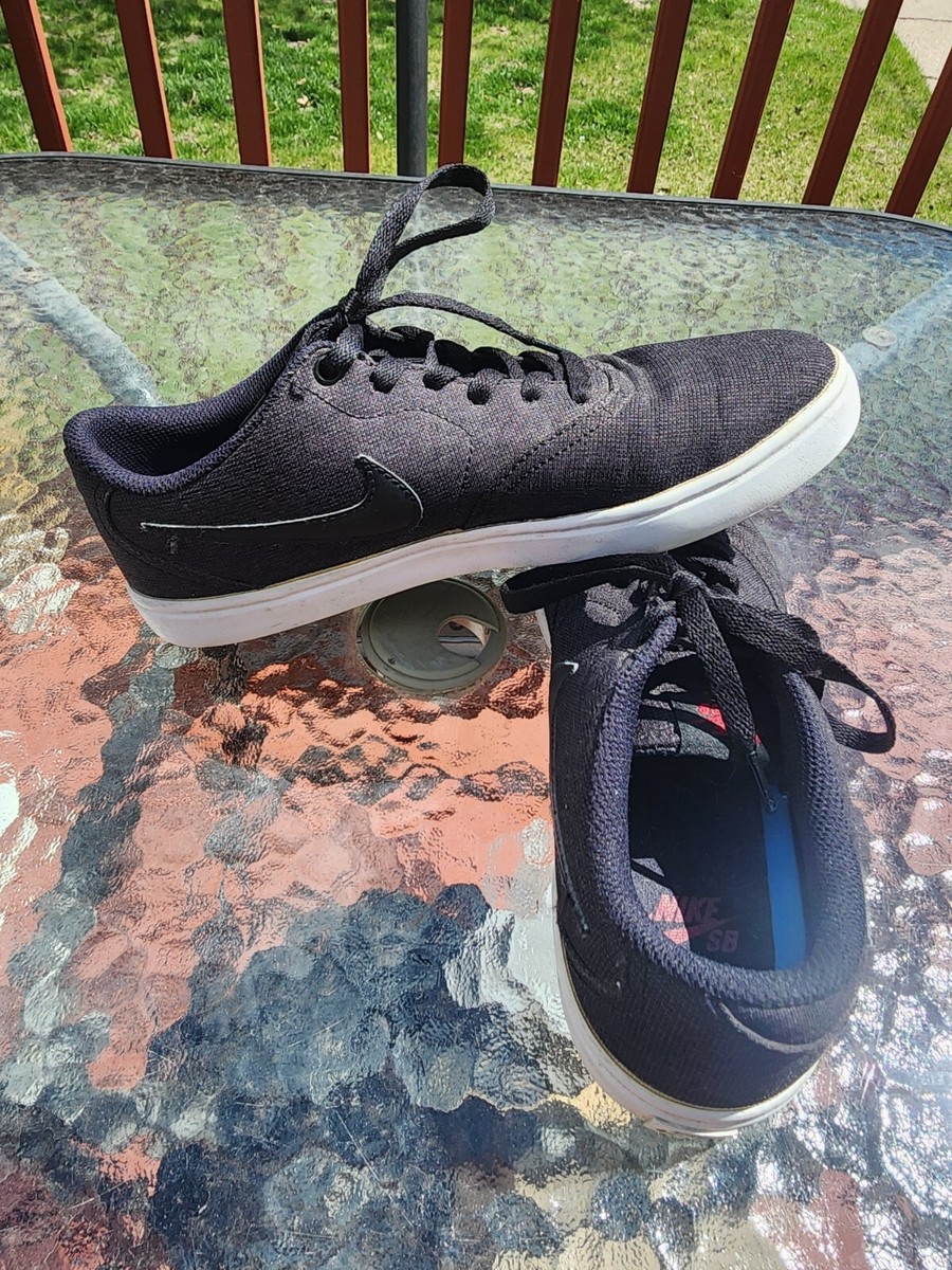 men's nike sb check solar canvas skate shoes