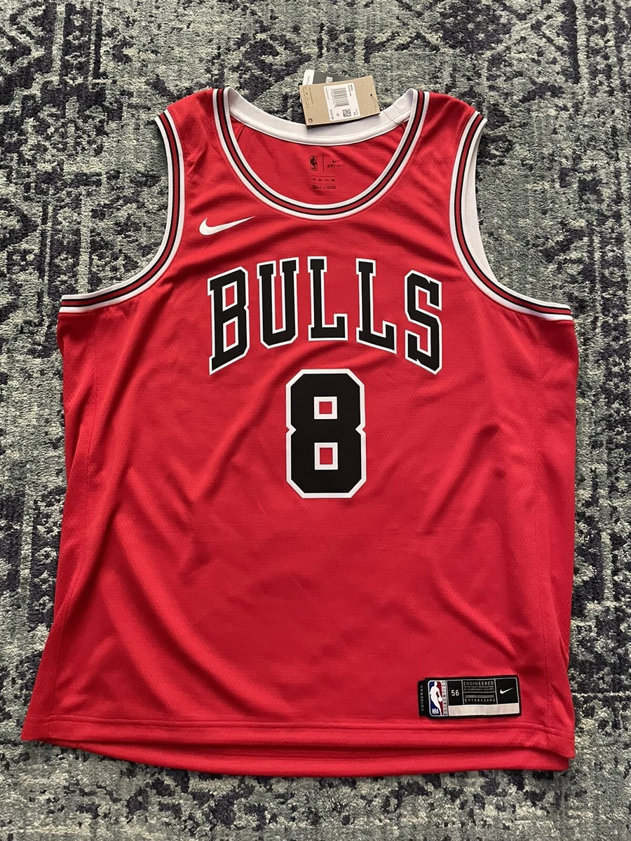 Nike Youth Chicago Bulls Zach Lavine #8 White Dri-FIT Swingman Jersey