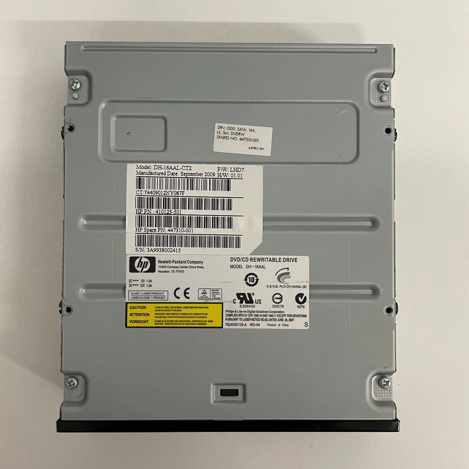OEM Lite-on DH-16AAL DVD±RW SATA DL LightScribe Drive HP 410125-501 FW LHD7 - Image 2 of 4