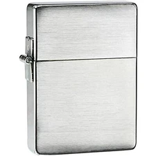 Zippo 1935 Replica Brushed Chrome without Slashes Pocket Lighter
