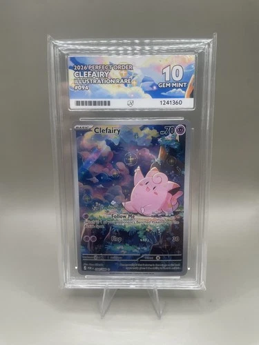 Pokémon TCG Clefairy 094/088 Full Art Perfect Order Ace 10