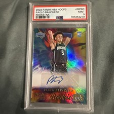 Paolo Banchero 2022 Panini NBA Premium Hoops Rookie Ink Auto
