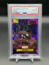 2024 Topps Marvel Chrome Sapphire #62 Venom /15 Purple PSA 10