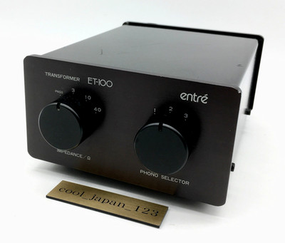 【Getestet】 ENTRE ET-100 MC Step Up Transformer Schwarz Stereo Phono Kassette ...