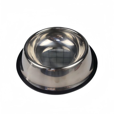 Pet Dog Cat Stainless Steel Bowl Pet Feeding Bowl Cat and Dog Drinking Bowl Meta