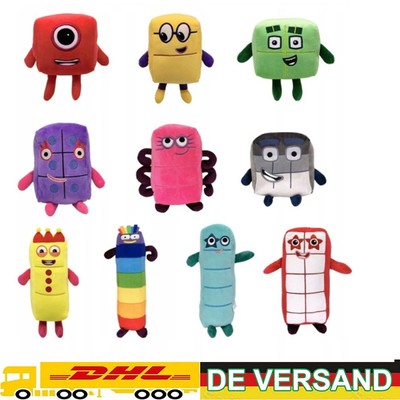 Numberblocks Digital Blocks Plüsch Puppe Geschenk Spielzeug Kinder Kuscheltiere