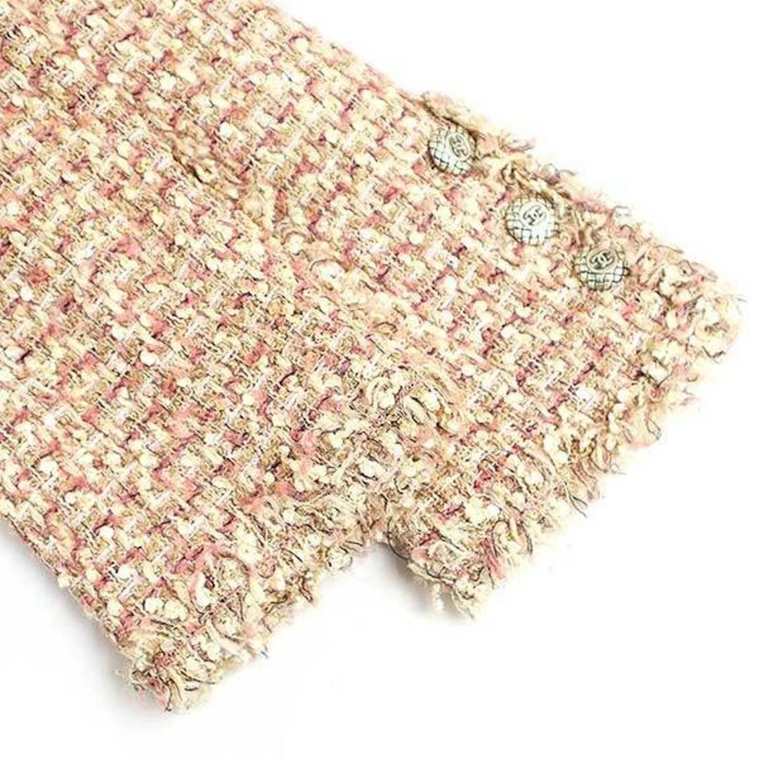 Giacca Chanel in tweed con bottoni P27798V16935 rosa 42