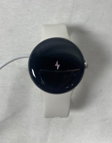 Google Pixel Watch (Wi-Fi) 41mm Silver Stainless Steel w/Chalk Active Band - Photo 4 sur 15