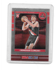 2024-25 Panini NBA Hoops 237 RC Donovan Clingan Opti-Chrome