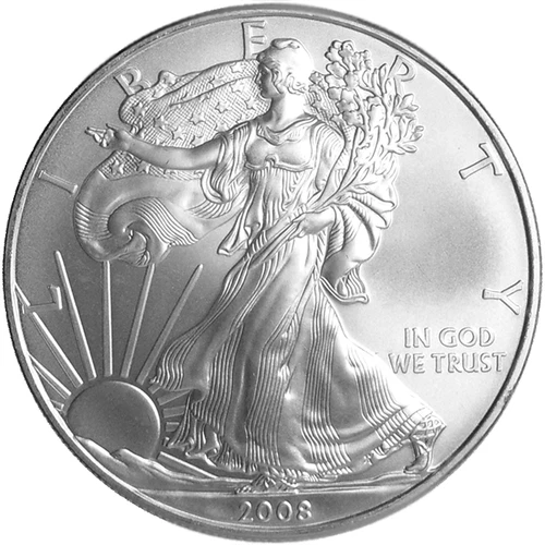 2008 $1 1-oz American Silver Eagle BU