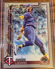 Royce Lewis 2025 Topps Holiday #H194 Silver Glitter Holiday Minnesota Twins MLB