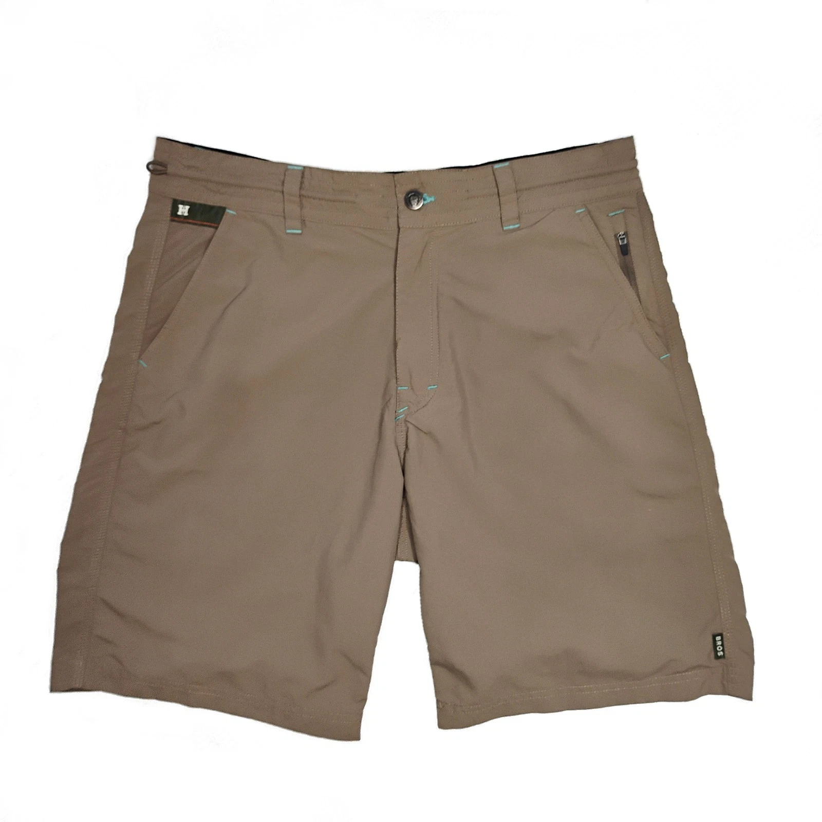 Howler Bros Horizon Hybrid Shorts Mens 34 Ripstop Tan Khaki Nylon Hiking Outdoor