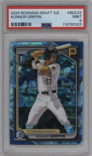 Konnor Griffin 2024 Bowman Draft Sapphire S/E #BDC22         PSA 9