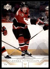 Daniel Alfredsson 2001-02 Upper Deck #121 Senators NHL READ FREE SHIPPING