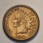 Nicer Low Mintage extremely fine++ 1863 Indian Head Cent, cleaned