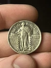 1921 standing liberty quarter Vf/Xf Details