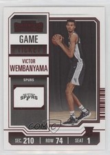 2023-24 Panini Contenders Red Game Ticket Victor Wembanyama #11 j0t