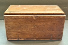 Antique Thread Gauge Set Folding Oak Case Patented Feb 19 1899 Very Cool Piece!!