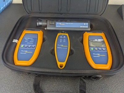 #bn090 Fluke Networks NEW FTK300 SimpliFiber Pro Optical Power Meter Network Kit