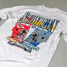 Limited!! Chief vs Cowboy Showdown Thanksgiving 27 November T-shirt Allsize