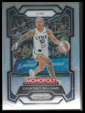2024 Panini Prizm Monopoly WNBA #10 Courtney Williams Silver Prizms