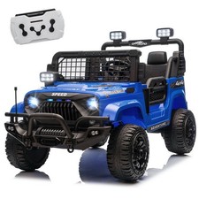 Dual Motors 24V 2-Seater Off-Road Ride On Jeep Car Toy Parent Control LED Music