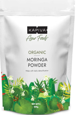 Kapiva Certified Organic Moringa Powder 200g Natural Energy & Nutrients