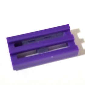 5X LEGO 2412 / 30244 1x2 Tile Grille Purple LOT OF 5