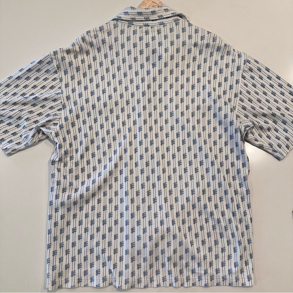 Rusty Surfboards Abstract Pattern Button Down Shi… - image 4