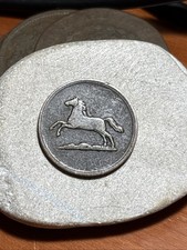 German States BRUNSWICK-WOLFENBÜTTEL 1851 B 1 Pfennig Horse Coin