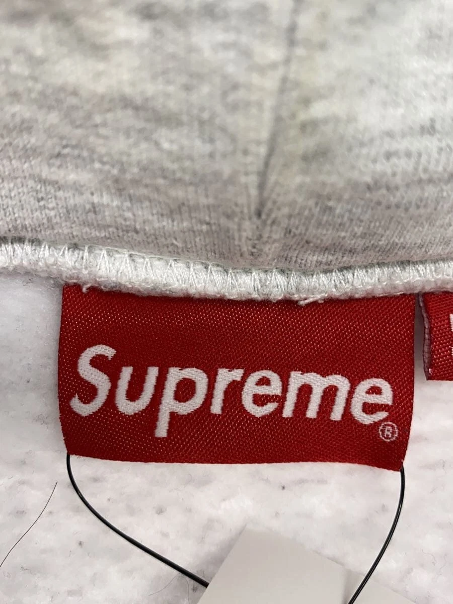 Felpa Supreme con cappuccio 22aw etichetta L cotone grigio usata