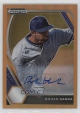 2021 Panini Prizm Draft Picks Neon Orange 7/20 Rohan Handa #PDP146 Auto 0ud4