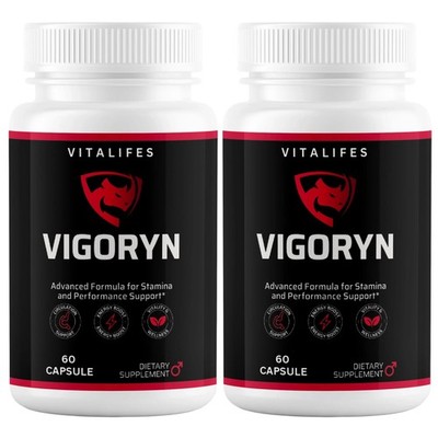 (2 Pack) Vigoryn Advanced Male Health Support Formula Supplement 60 Capsules