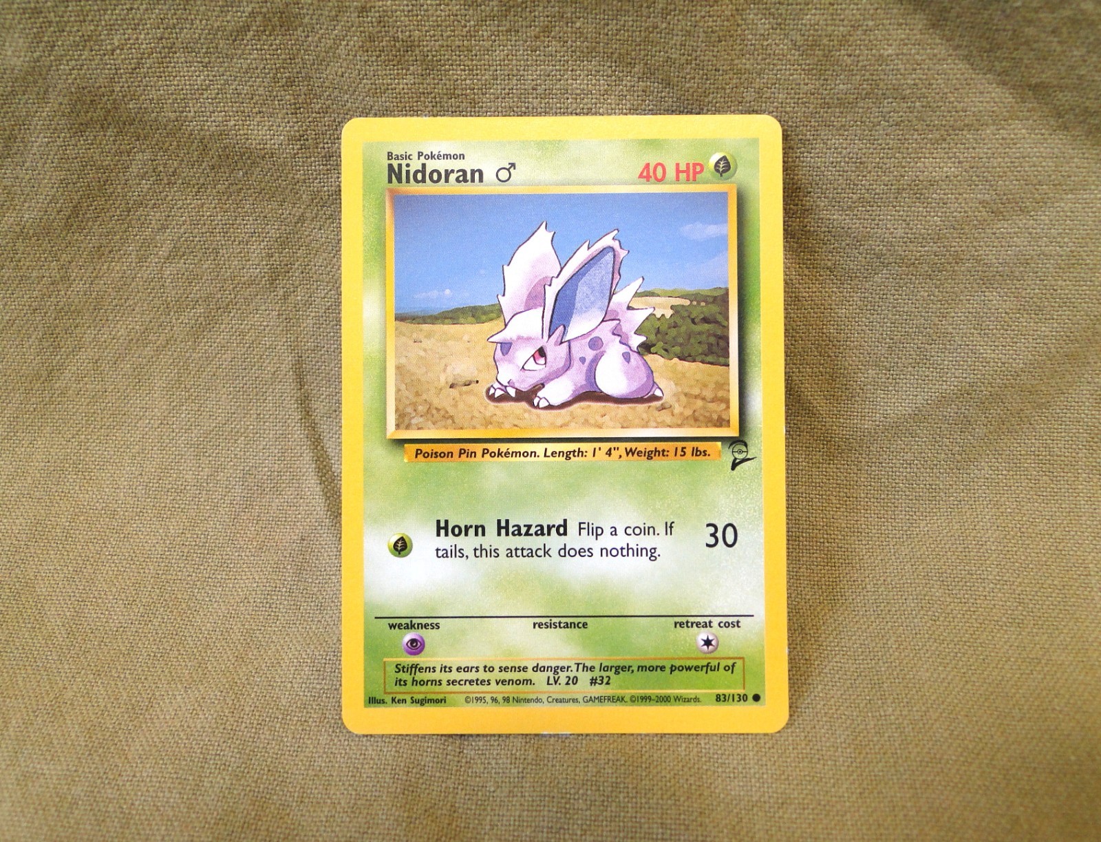 Pokemon Trading Card: Nidoran 83/130
