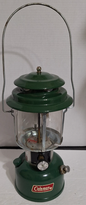 #ad 1979 Vintage Coleman 220J Double Mantel Lamp Lantern Green 5 79 $43.24