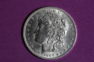 1888-O Morgan silver dollar #P34179