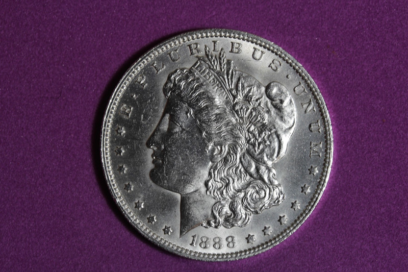 1888-O Morgan silver dollar #P34179