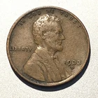 1933 D Lincoln Wheat Cent Full Wheat Lines EF No Damage  $.74 S+H-USA
