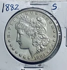 1882 MORGAN SILVER DOLLAR - 90% SILVER - EXTRA FINE DETAILS