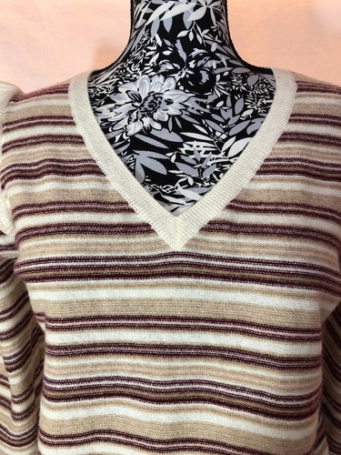 Joie Women Sweater Size M NWT Stripes Wool Cashmere Blend - 第 2/8 張圖片