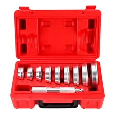 Set of 10PCS Bearing Race and Seal Install Driver Wheel Axle 9 Discs Collar Axle