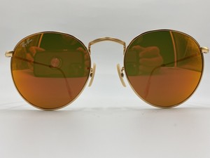 ray ban round orange