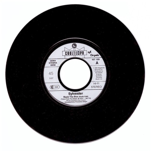 Syvester - Rock the box - 7" Vinyl Single, Promo only - Bild 4 von 5