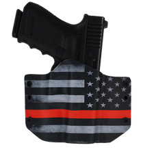 H&K Handguns - OWB Holster - Optic Ready - Thin Red Line USA