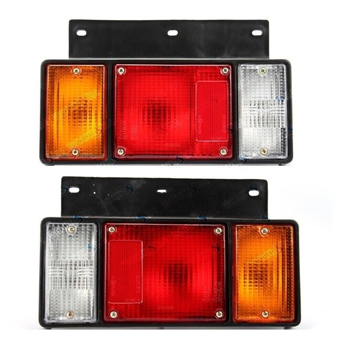 SET (2) Tail Light SET For ISUZU ELF NPR NQR NRR FSR FRR NKR Tail Lamp USA SHIPS